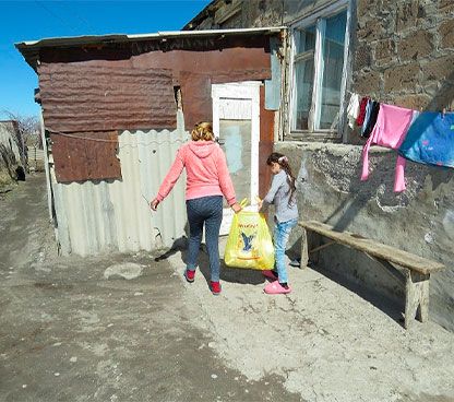 Food for 50 extremely poor families living in Vardenis